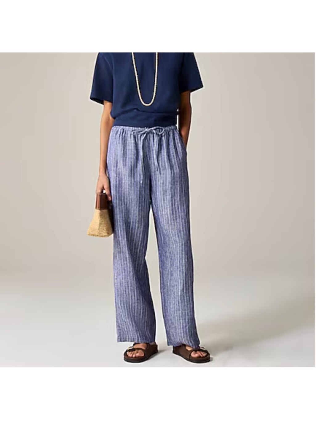 J. Crew Soleil Linen Pant